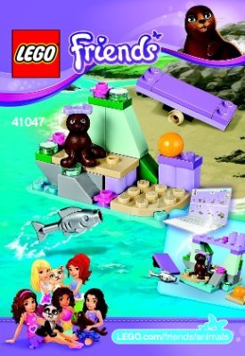 Istruzioni per la Costruzione - LEGO - Friends - 41047 - La roccia della foca: Page 1