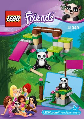 Istruzioni per la Costruzione - LEGO - Friends - 41049 - Il bambù del panda: Page 1