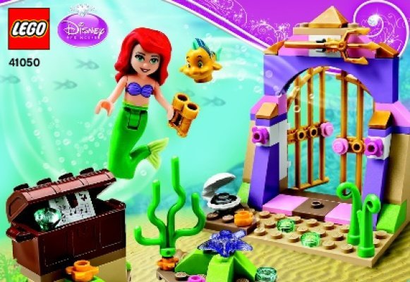 Istruzioni per la Costruzione - LEGO - Disney - 41050 - I tesori segreti di Ariel: Page 1