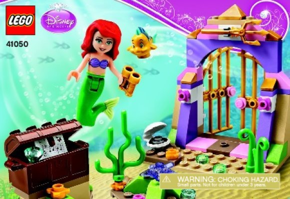 Istruzioni per la Costruzione - LEGO - Disney - 41050 - I tesori segreti di Ariel: Page 1