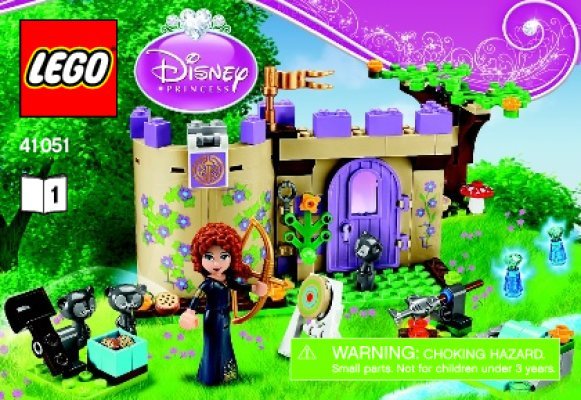 Istruzioni per la Costruzione - LEGO - Disney - 41051 - Merida agli Highland Games: Page 1