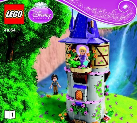 Istruzioni per la Costruzione - LEGO - Disney Princess - 41054 - La Torre della Creatività di Rapunzel: Page 1