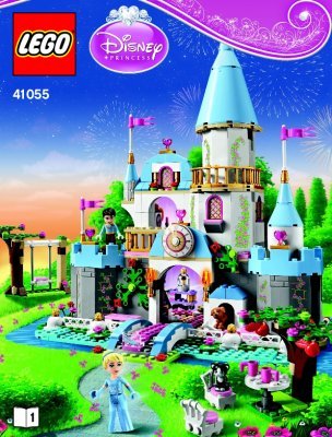 Istruzioni per la Costruzione - LEGO - Disney Princess - 41055 - Il Castello romantico di Cenerentola: Page 1