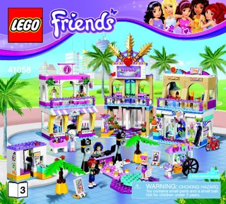 Istruzioni per la Costruzione - LEGO - Friends - 41058 - Centro commerciale di Heartlake: Page 1