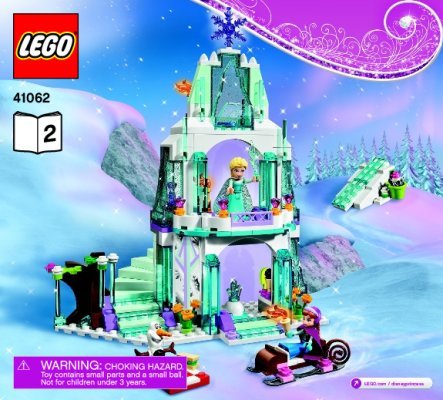 Istruzioni per la Costruzione - LEGO - Disney - 41062 - Il castello di ghiaccio di Elsa: Page 1