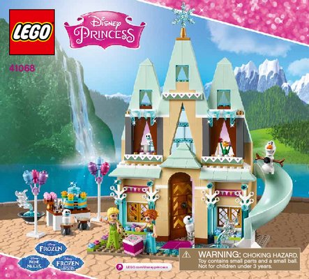 Istruzioni per la Costruzione - LEGO - Disney Princess - 41068 - La festa al castello di Arendelle: Page 1