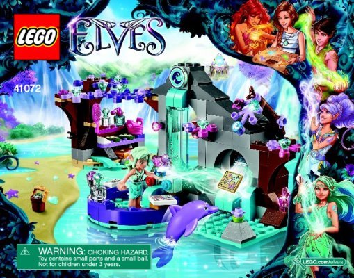 Istruzioni per la Costruzione - LEGO - Elves - 41072 - Il centro benessere segreto di Naida: Page 1