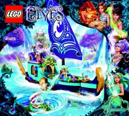 Istruzioni per la Costruzione - LEGO - Elves - 41073 - Il veliero di Naida: Page 1