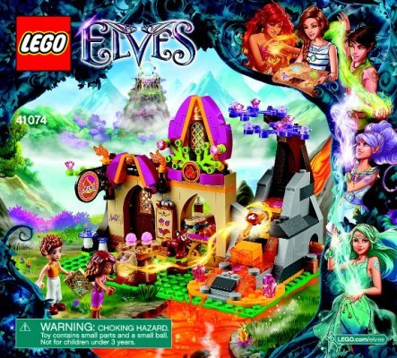 Istruzioni per la Costruzione - LEGO - Elves - 41074 - La pasticceria magica di Azari: Page 1