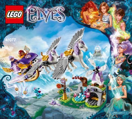 Istruzioni per la Costruzione - LEGO - Elves - 41077 - La slitta Pegaso di Aira: Page 1