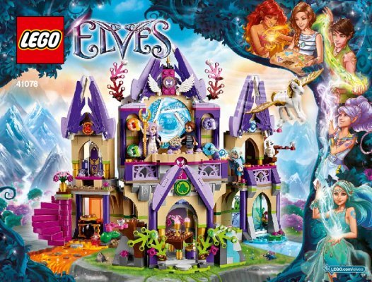 Istruzioni per la Costruzione - LEGO - Elves - 41078 - Il misterioso castello nelle nuvole di Skyra: Page 1