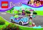 Istruzioni per la Costruzione - LEGO - Friends - 41091 - L'auto sportiva di Mia: Page 1