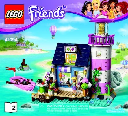 Istruzioni per la Costruzione - LEGO - Friends - 41094 - Il faro di Heartlake: Page 1