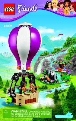 Istruzioni per la Costruzione - LEGO - Friends - 41097 - La mongolfiera di Heartlake: Page 1