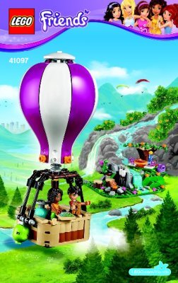 Istruzioni per la Costruzione - LEGO - Friends - 41097 - La mongolfiera di Heartlake: Page 1