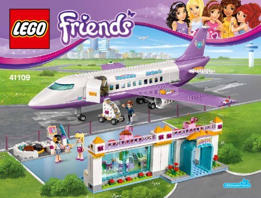 Istruzioni per la Costruzione - LEGO - Friends - 41109 - L'aeroporto di Heartlake: Page 1