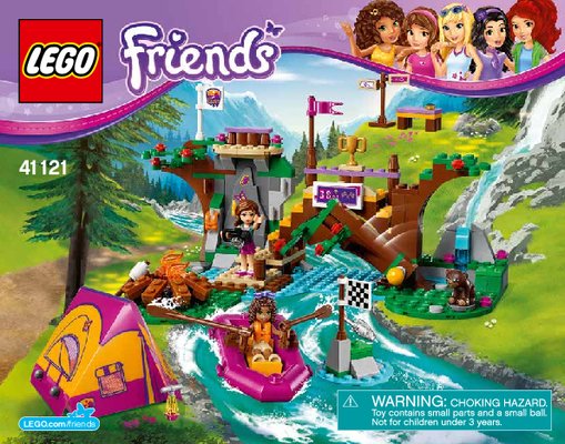 Istruzioni per la Costruzione - LEGO - Friends - 41121 - Rafting al campo avventure: Page 1