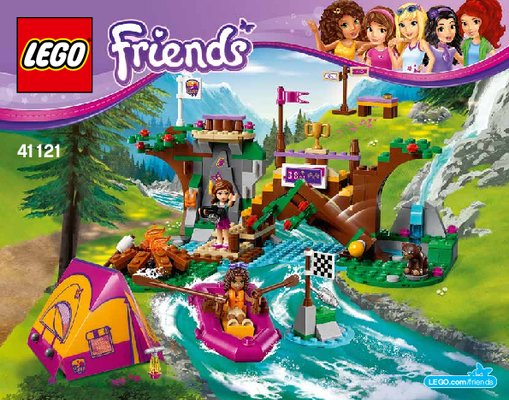 Istruzioni per la Costruzione - LEGO - Friends - 41121 - Rafting al campo avventure: Page 1