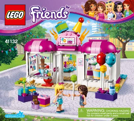 Istruzioni per la Costruzione - LEGO - Friends - 41132 - Il Party Shop di Heartlake: Page 1