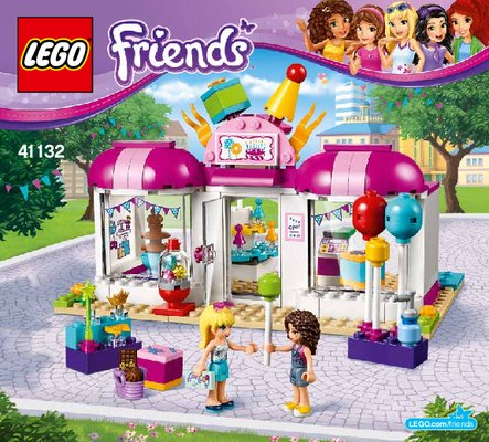 Istruzioni per la Costruzione - LEGO - Friends - 41132 - Il Party Shop di Heartlake: Page 1