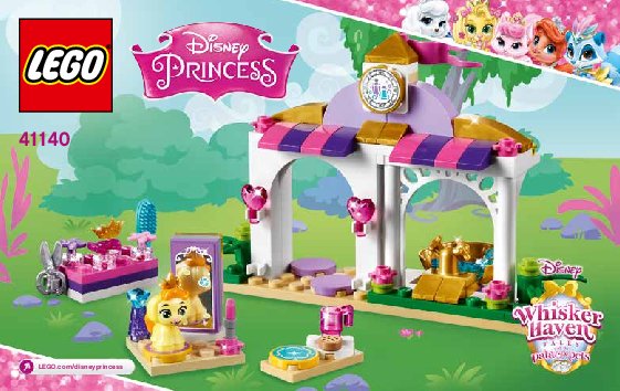 Istruzioni per la Costruzione - LEGO - Disney Princess - 41140 - Il salone di bellezza di Daisy: Page 1