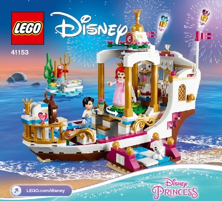 Istruzioni per la Costruzione - LEGO - 41153 - Ariel's Royal Celebration Boat: Page 1