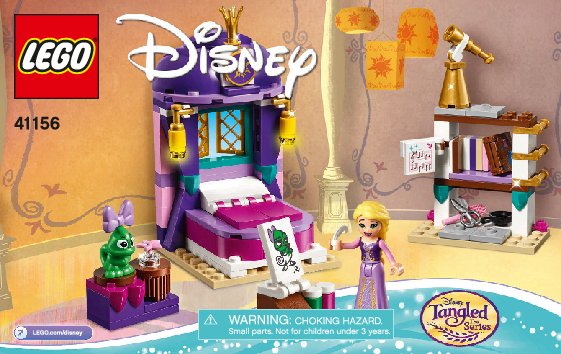 Istruzioni per la Costruzione - LEGO - 41156 - Rapunzel's Castle Bedroom: Page 1