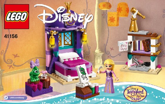 Istruzioni per la Costruzione - LEGO - 41156 - Rapunzel's Castle Bedroom: Page 1