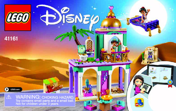 Istruzioni per la Costruzione - LEGO - 41161 - Aladdin and Jasmine's Palace Adventures: Page 1