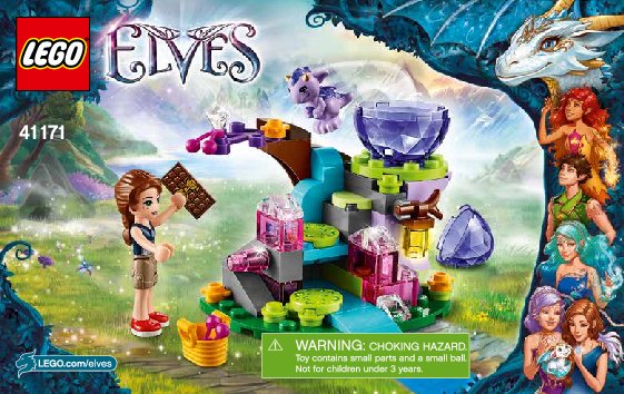 Istruzioni per la Costruzione - LEGO - Elves - 41171 - Emily Jones e il Draghetto del vento: Page 1