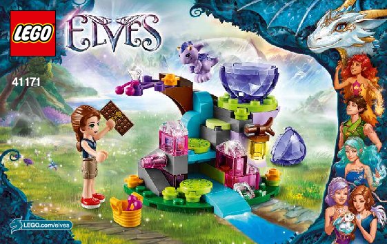 Istruzioni per la Costruzione - LEGO - Elves - 41171 - Emily Jones e il Draghetto del vento: Page 1