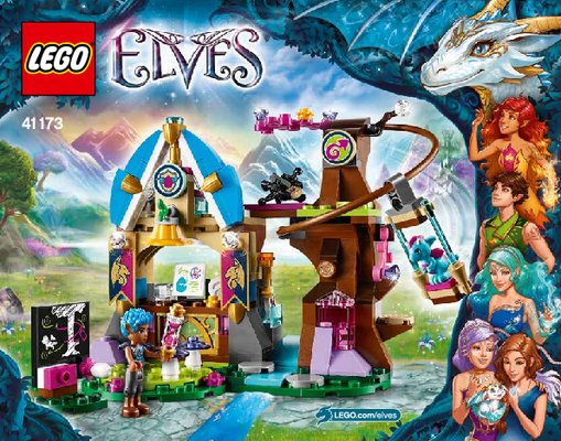 Istruzioni per la Costruzione - LEGO - Elves - 41173 - La scuola dei dragoni di Elvendale: Page 1