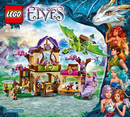 Istruzioni per la Costruzione - LEGO - Elves - 41176 - La piazza del mercato segreta: Page 1