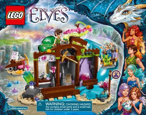 Istruzioni per la Costruzione - LEGO - Elves - 41177 - La miniera dei cristalli preziosi: Page 1