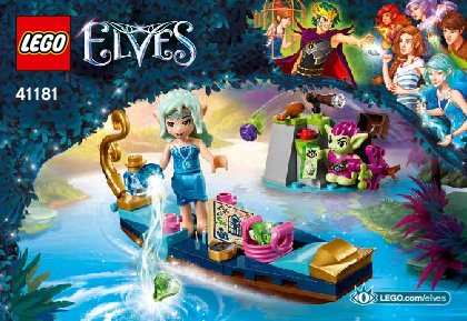 Istruzioni per la Costruzione - LEGO - Elves - 41181 - La gondola di Naida e il goblin ladro: Page 1