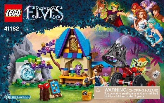 Istruzioni per la Costruzione - LEGO - Elves - 41182 - La cattura di Sophie Jones: Page 1