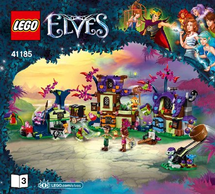 Istruzioni per la Costruzione - LEGO - Elves - 41185 - Salvataggio magico dal villaggio dei goblin: Page 1