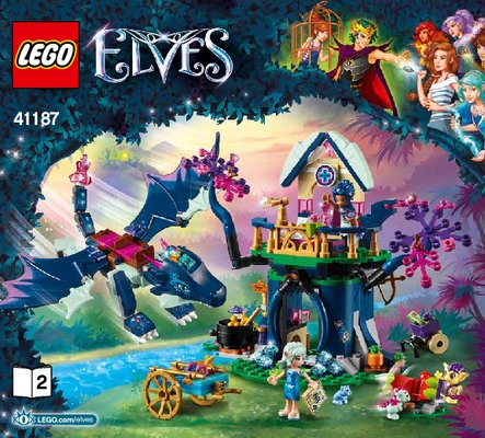 Istruzioni per la Costruzione - LEGO - Elves - 41187 - Il santuario della salute di Rosalyn: Page 1