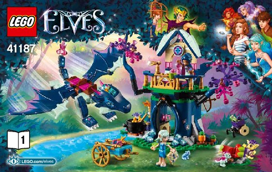 Istruzioni per la Costruzione - LEGO - Elves - 41187 - Il santuario della salute di Rosalyn: Page 1