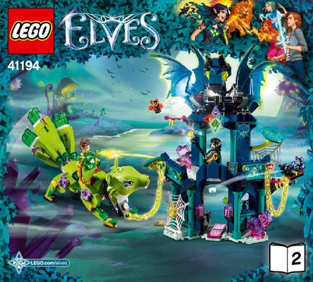 Istruzioni per la Costruzione - LEGO - 41194 - Noctura's Tower & the Earth Fox Rescue: Page 1