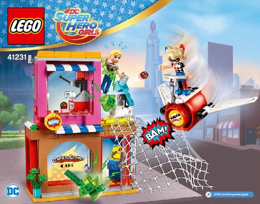 Istruzioni per la Costruzione - LEGO - DC Super Hero Girls - 41231 - Harley Quinn™ al salvataggio: Page 1