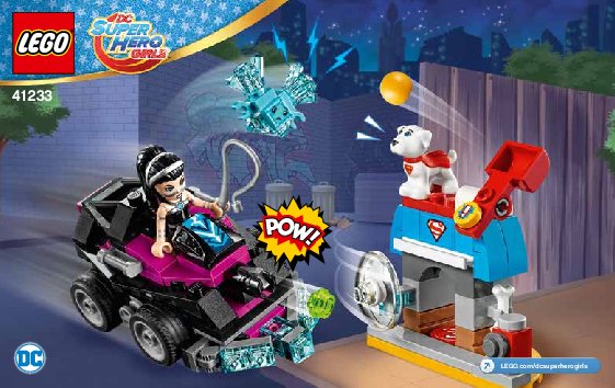 Istruzioni per la Costruzione - LEGO - DC Super Hero Girls - 41233 - Il carro armato di Lashina™: Page 1