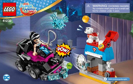 Istruzioni per la Costruzione - LEGO - DC Super Hero Girls - 41233 - Il carro armato di Lashina™: Page 1