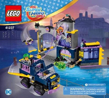 Istruzioni per la Costruzione - LEGO - DC Super Hero Girls - 41237 - Il bunker segreto di Batgirl™: Page 1