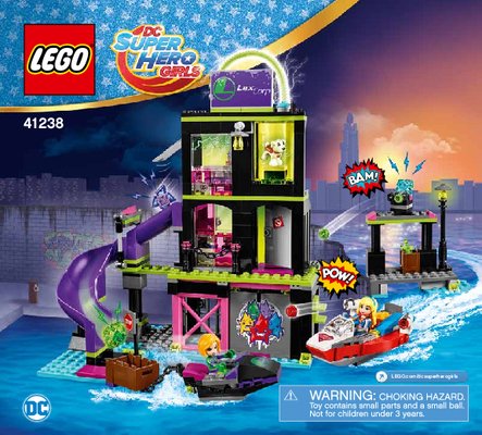 Istruzioni per la Costruzione - LEGO - DC Super Hero Girls - 41238 - La fabbrica di Kryptomite™ di Lena Luthor™: Page 1