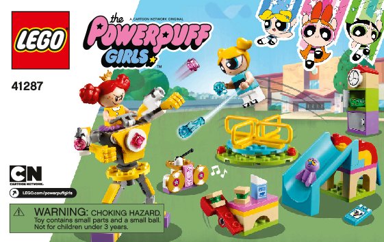 Istruzioni per la Costruzione - LEGO - 41287 - Bubbles' Playground Showdown: Page 1