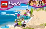 Istruzioni per la Costruzione - LEGO - Friends - 41306 - Lo scooter da spiaggia di Mia: Page 1