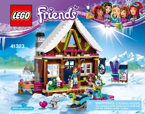 Istruzioni per la Costruzione - LEGO - Friends - 41323 - Lo chalet del villaggio invernale: Page 1