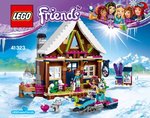 Istruzioni per la Costruzione - LEGO - Friends - 41323 - Lo chalet del villaggio invernale: Page 1