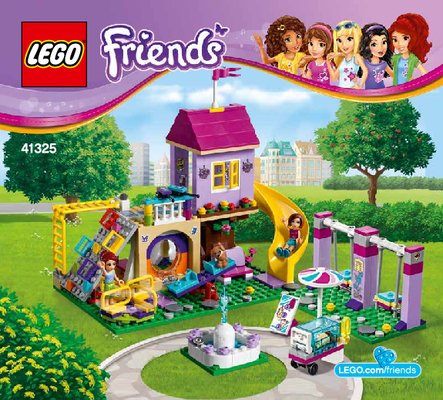 Istruzioni per la Costruzione - LEGO - Friends - 41325 - Parco giochi di Heartlake City: Page 1